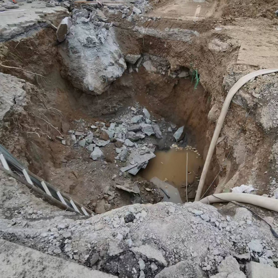 闽侯县供暧管道漏水检测及维修5